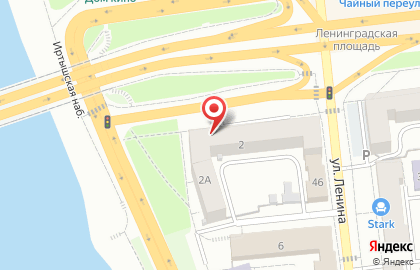 Магазин бытовой техники 220 на улице Ленинградской на карте