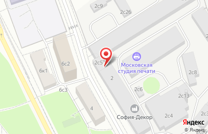 Столовая в Москве на карте