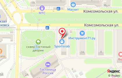 Спортивный магазин Sportsnab.net на Комсомольской на карте