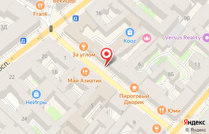 Авангард Банк на Владимирской на карте