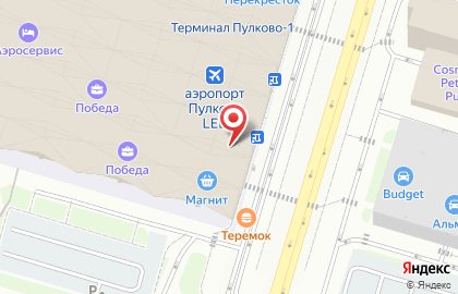 Агентство по грузоперевозкам и продаже билетов Трансэйр-сервис на проспекте Ветеранов на карте