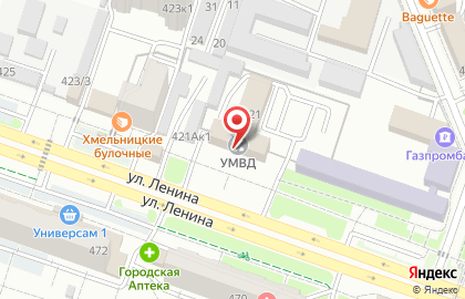 Управление МВД России по г. Ставрополю на карте