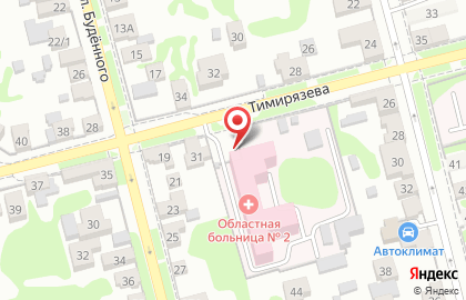 Тульская областная клиническая больница №2 им. Л.Н. Толстого в Туле на карте