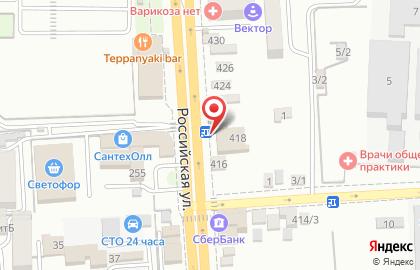 Мебельная фабрика SV-мебель на Российской улице на карте