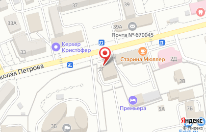 Бизнес-центр на Николая Петрова офис-центр на карте