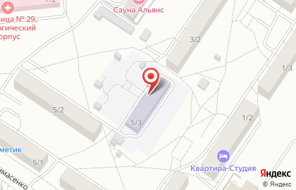 Детский сад №59 в Заводском районе на карте