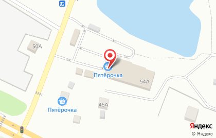 Супермаркет Пятёрочка в Москве на карте