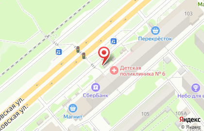 Киоск по продаже кондитерских и молочных изделий Липецкий десерт на Московской улице на карте