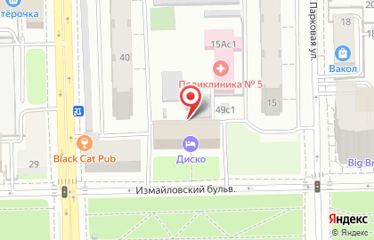 Мастер-Отель на Первомайской на карте