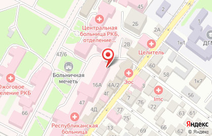 Республиканская клиническая больница Родильный дом №3 в Советском районе на карте
