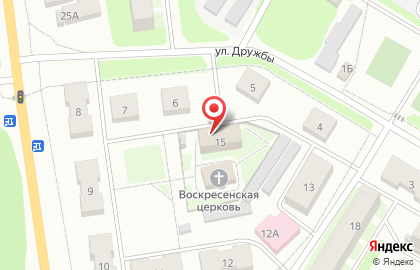 Воскресная школа, Приход Церкви в честь Воскресения Христова на карте