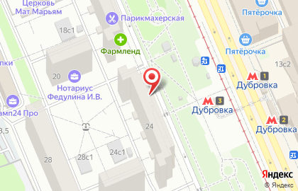 Участковый пункт полиции в Москве на карте