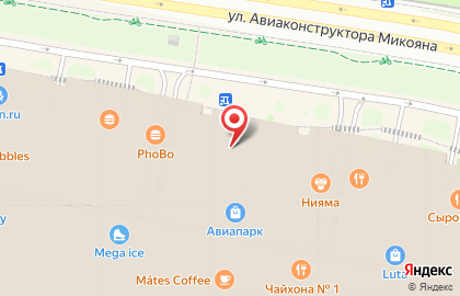 Пиццерия Rustic на Ходынском бульваре на карте