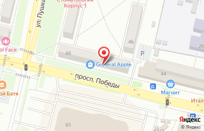 Салон оптики полного цикла OkoVista на проспекте Победы на карте