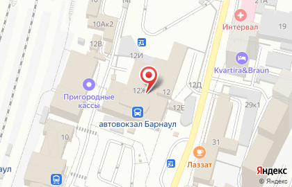 Магазин в Барнауле на карте