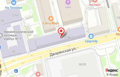 Роникон на Дворянской улице на карте