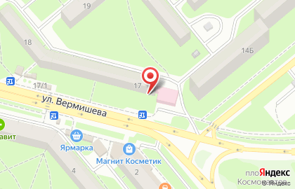 Парикмахерская Позитив в Советском районе на карте