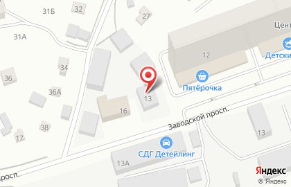 Диспетчерская служба Мособлэнерго на Заводском проспекте на карте