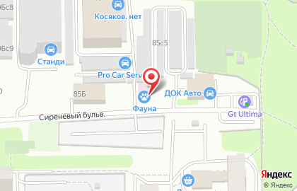 Ветеринарная клиника Фауна в Москве на карте