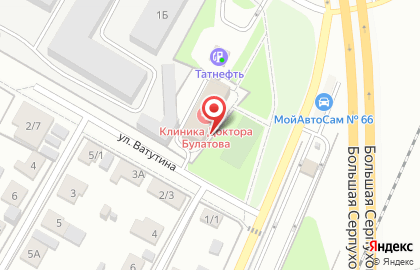 Студия красоты Pudra на улице Ватутина на карте
