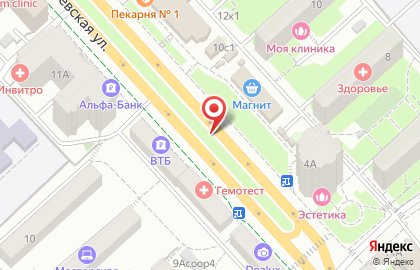 Билборды (6х3 м) от РА Экспресс-Сити на Невской улице на карте