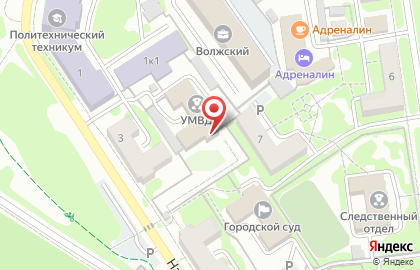 Управление МВД России по г. Волжскому на карте