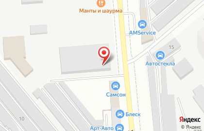 Автомойка АВТОБАНЯ в Заводском районе на карте