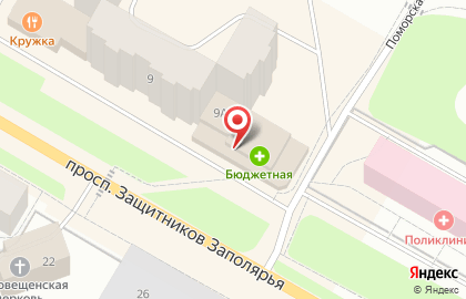 Магазин овощей и фруктов в Мурманске на карте
