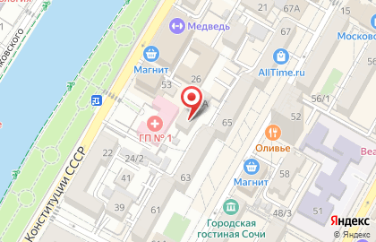 Coffice в Центральном районе на карте