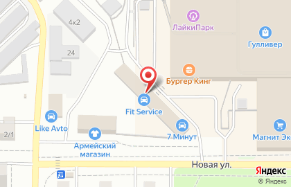 Автоцентр Деталист в Промышленном районе на карте