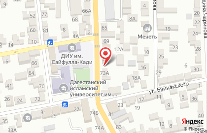 Цветочная лавка в Буйнакске на карте