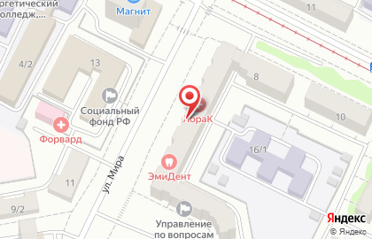 Клинико-диагностическая лаборатория ЛораК в Орджоникидзевском районе на карте