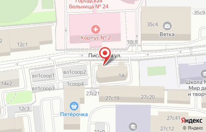 ММС на Писцовой улице на карте