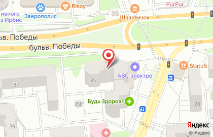 Стоматология СВ-дент в Коминтерновском районе на карте