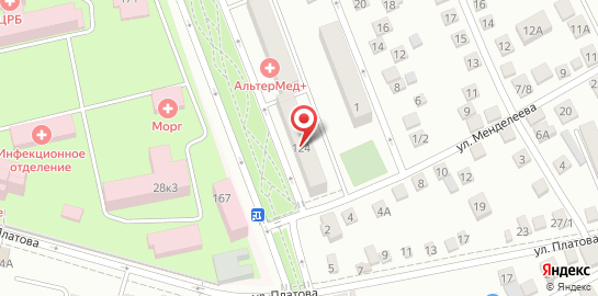 Медицинский центр АльтерМед+ на улице Карла Либкнехта на карте