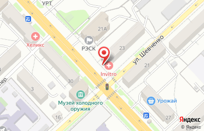 Магазин медицинской одежды Elit на улице Шевченко на карте