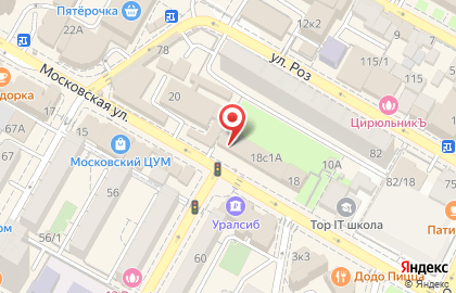 Аптека Жукова-Партнер на Московской улице на карте