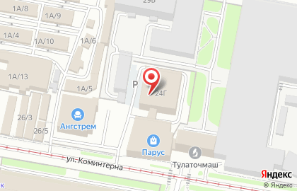 Мишель на улице Коминтерна на карте