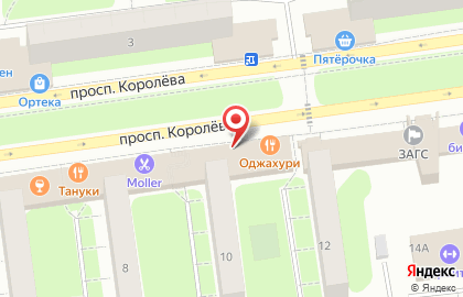 Ресторан Оджахури в Москве на карте