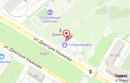 Газпромнефть в Москве на карте