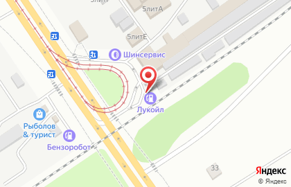 Сервисный центр Лукойл в Промышленном районе на карте