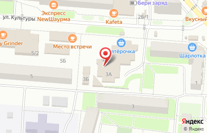 Социальный магазин Семейный на улице Культуры на карте