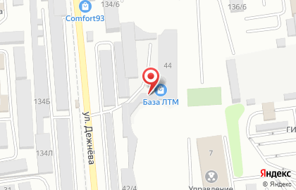 Торговая компания ЛТМ на улице Дежнева на карте
