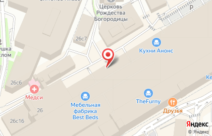 Салон мебели Экомебель на метро Автозаводская на карте