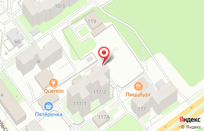 Автостоянка в Перми на карте