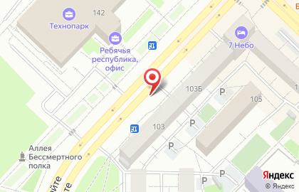 Камея на улице Мельникайте на карте