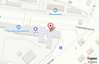 Городская служба дезинфекции ДезМедпроф на Сормовской улице на карте