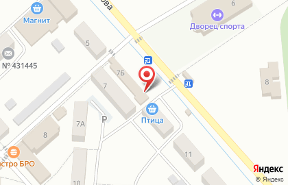 Продуктовый магазин в переулке Титова на карте