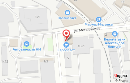 Компания Европласт-НН на карте