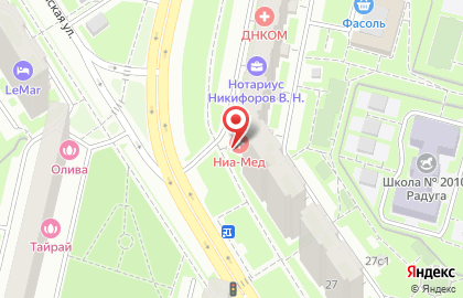 Медицинский центр Ниа-Мед на Новороссийской улице на карте